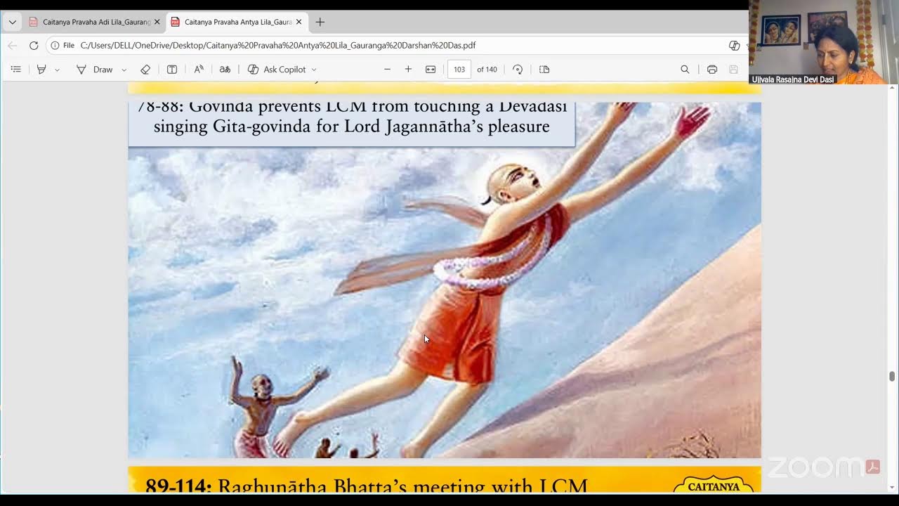 Sri Chaitanya Pravaham (English) - Antya Lila - Session 16 - By HG Ujjvala Rasajna DD - 16 Jan 2026