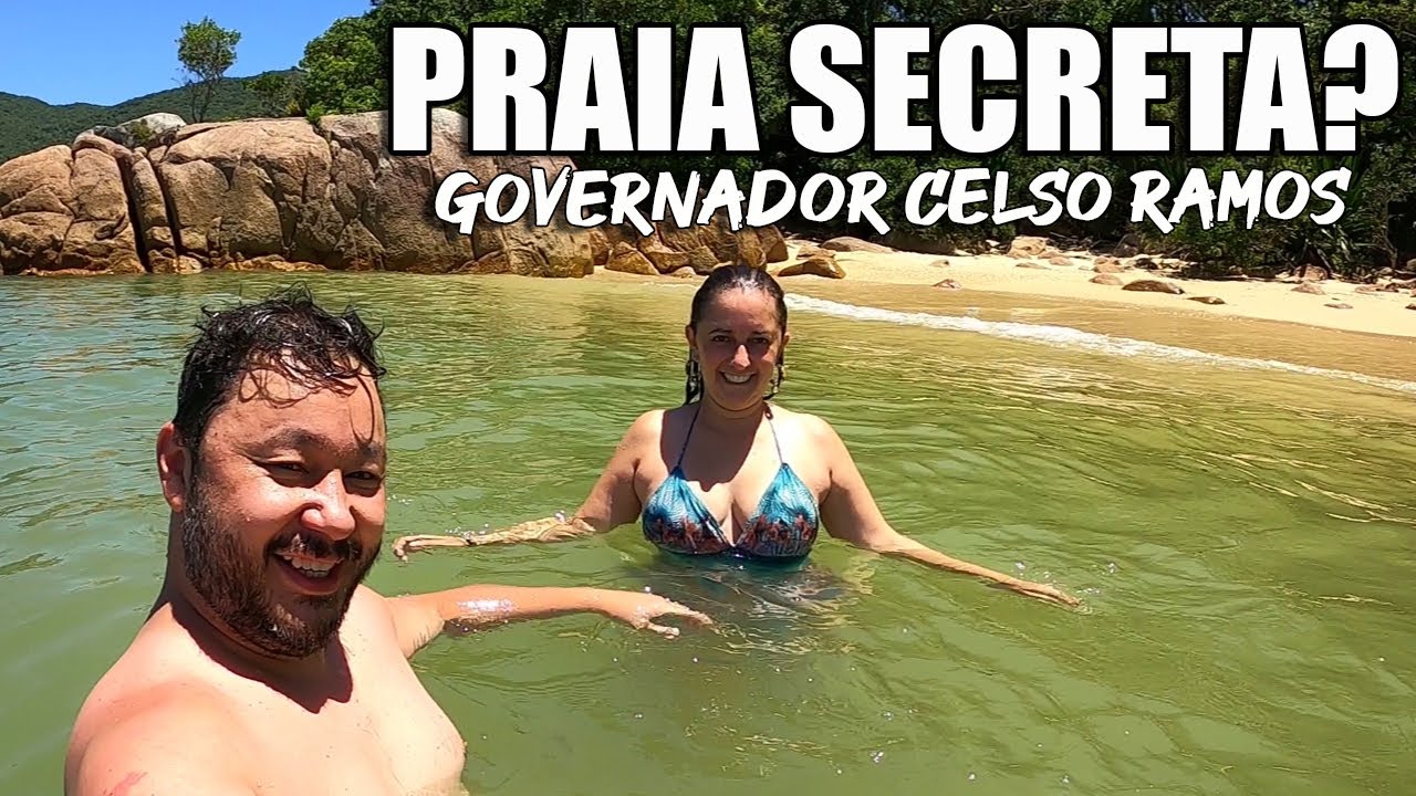 BAÍA DOS GOLFINHOS - UMA PRAIA MARAVILHOSA EM GOVERNADOR CELSO RAMOS - SANTA CATARINA. #Vlog