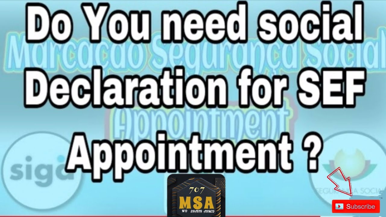 How to get social declaration for sef appointment? || by phone || Social office appointment process