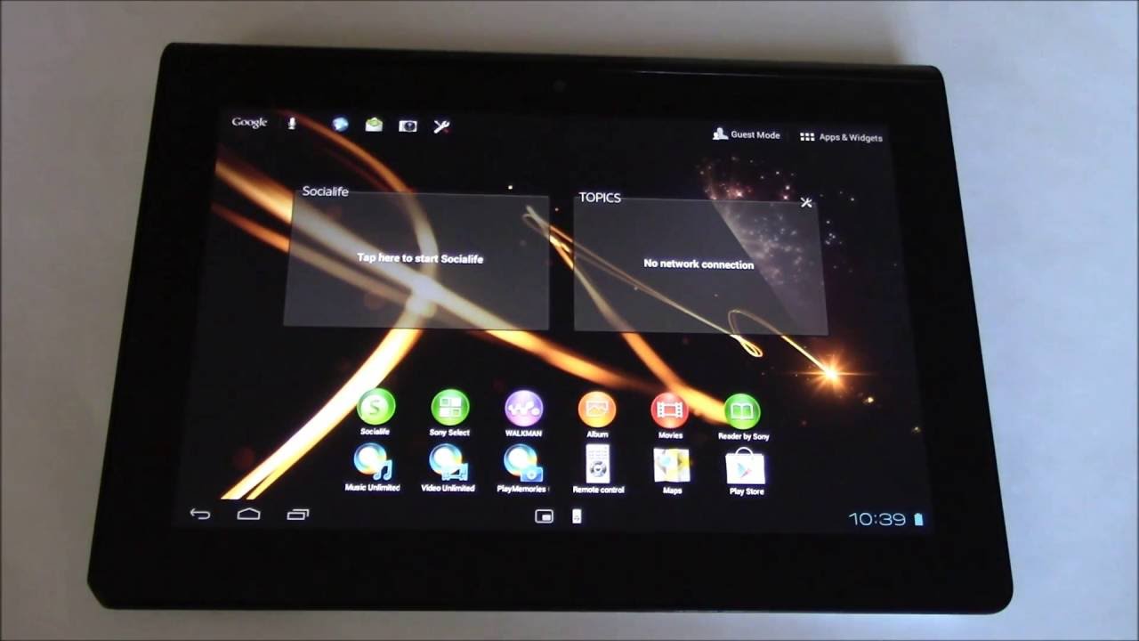 The Sony Xperia S SGPT111US/S Tablet Review