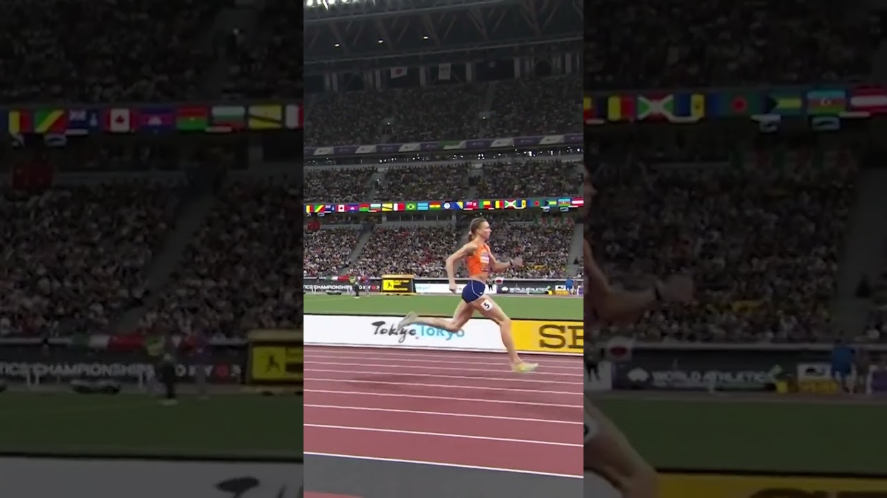Femke Bol retains 400m hurdles gold with 51.54 world lead ✨#worldathleticschamps #netherlands #run
