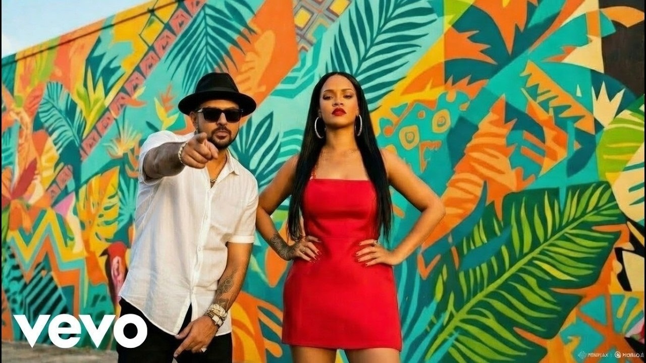 Sean Paul x Rihanna - Flame After Midnight (lyrical music video)