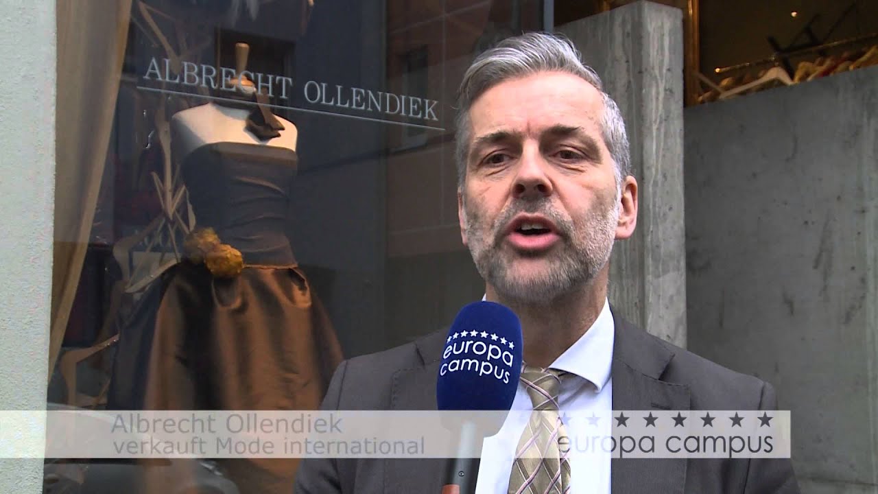 Ein Portrait der EC-Studenten über Modedesigner Albrecht Ollendiek.