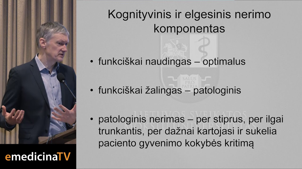 Nerimo sutrikimai somatinėje medicinoje: pasireiškimai, diferencinė diagnostika, gydymo taktika