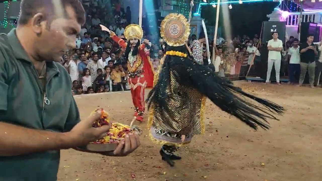 महाकाली का प्रवेश दासपां गरबा मंडल दासपां 2025