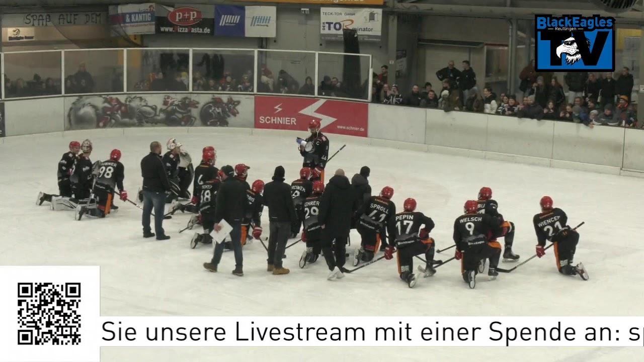 Eishockey Live BlackEagles Reutlingen vs Baden Rhinos (23.01.2026)