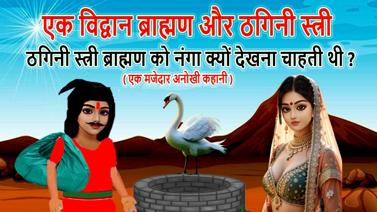 ठगिनी स्त्री ब्राह्मण को नंगा क्यों देखना चाहती थी | moral stiory | cartoon story | mann k voice |