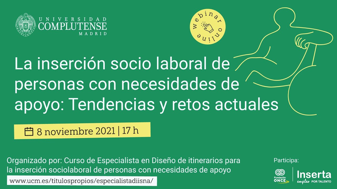 La inserción socio laboral de personas con necesidades de apoyo: tendencias y retos actuales