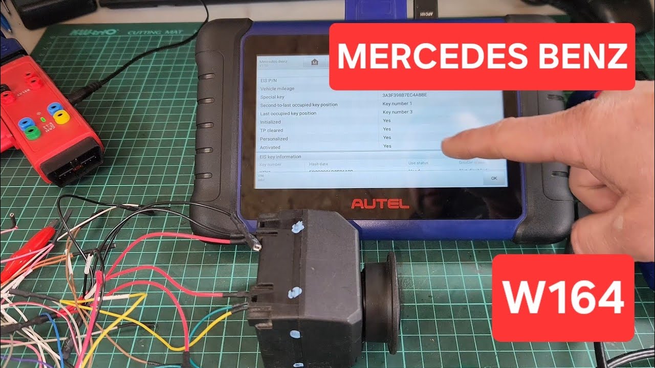 Mercedes Benz W164 All Key Lost - EIS Test