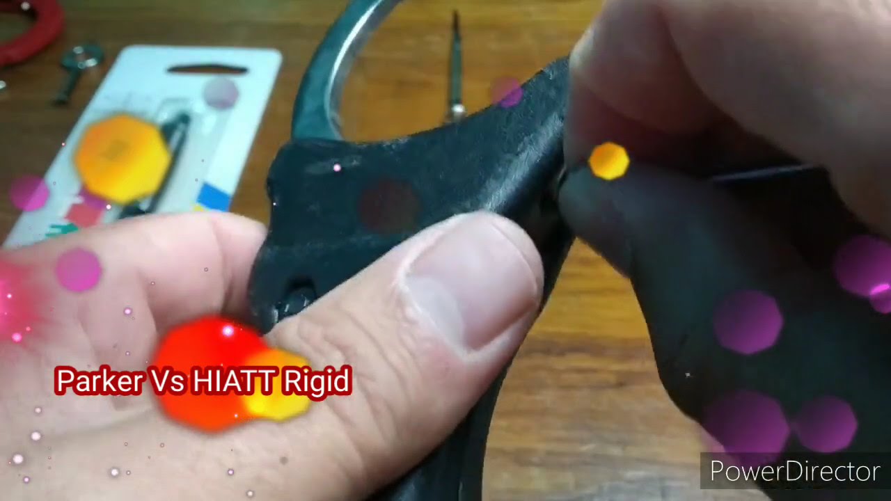 (6) Parker Vs HIATT Rigid Speedcuffs