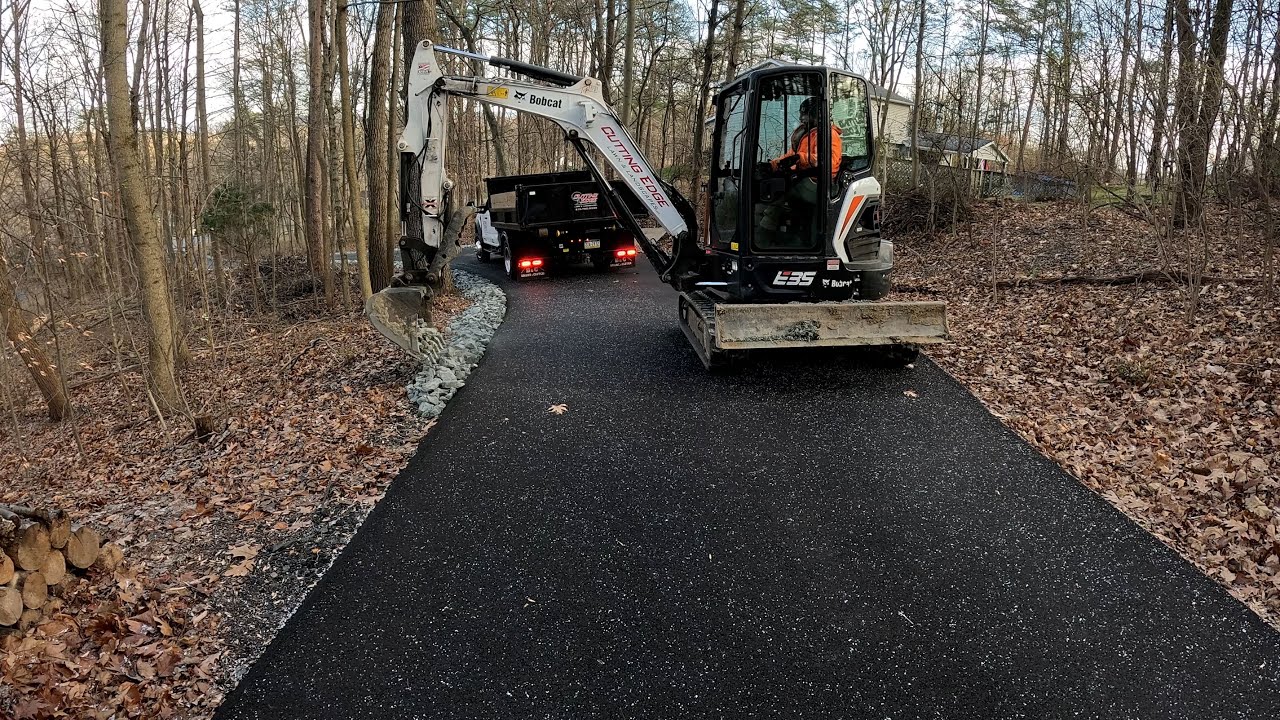 Preventing a newly paved 1,000' long driveway from failing