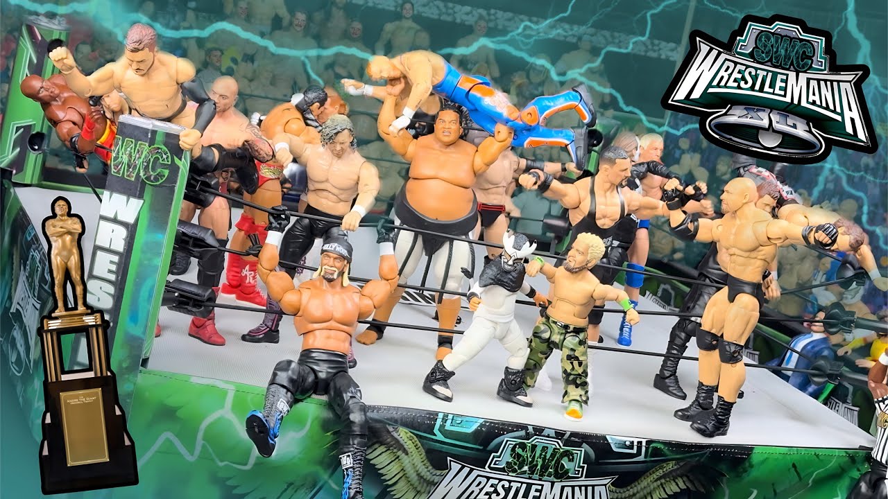 Мемориальный баттл-роял Андре Гиганта 2024 | Матч с фигурками WWE *БЕЗУМНЫЙ*