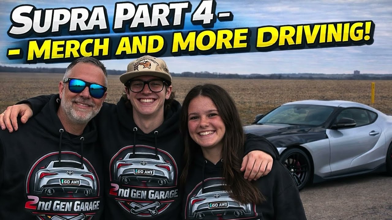 Wrecked Supra Part 4 - Merch and More Driving!