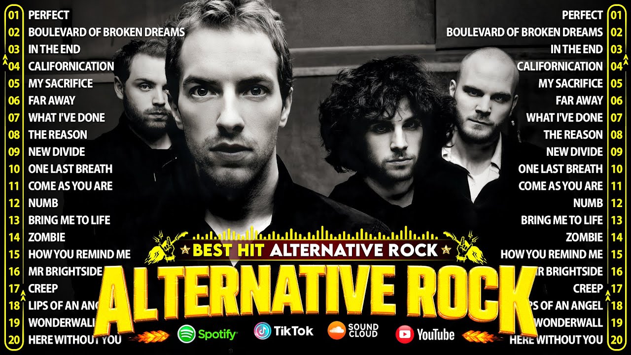 The Best Of 2000's Alternative Rock🎶Creed, Linkin Park, Nickelback, Coldplay, Green Day, Lifehouse