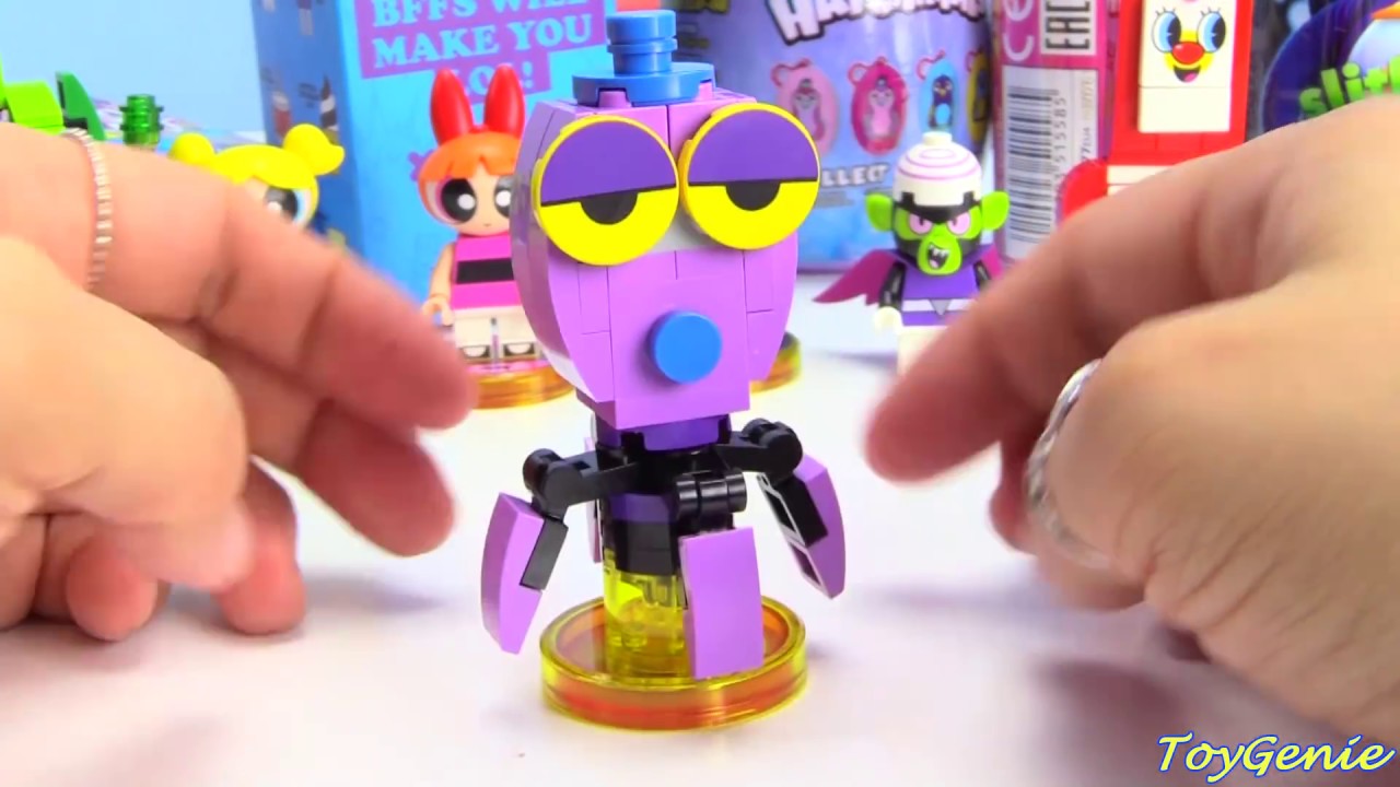 Build Powerpuff Girls Blossom, Bubble, and Buttercup Legos