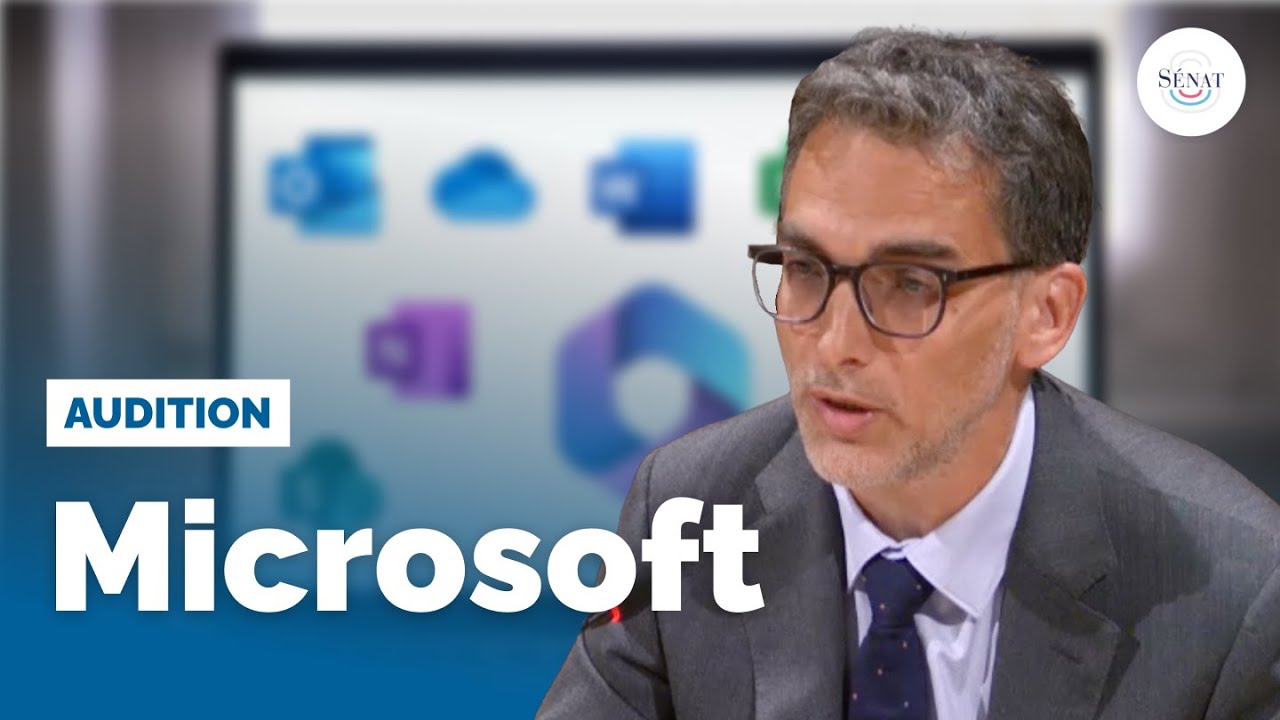 Commande publique : audition de Microsoft