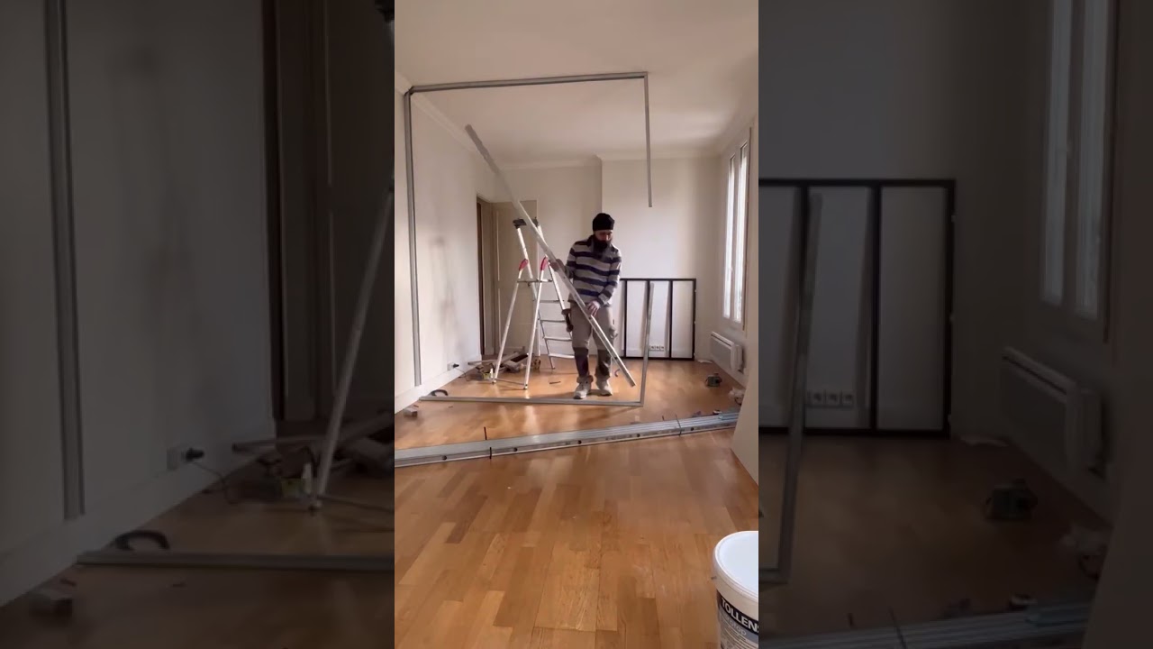 Cr&eacute;ation d&rsquo;une cloison avec la verri&egrave;re