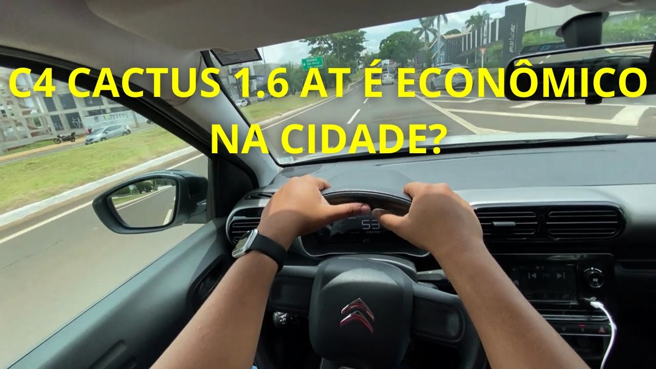 CONSUMO NA CIDADE DO CITROËN C4 CACTUS FEEL 1.6 AT 2023, É O SUV 1.6 MAIS ECONÔMICO DO BRASIL? 🤔🤔🤔