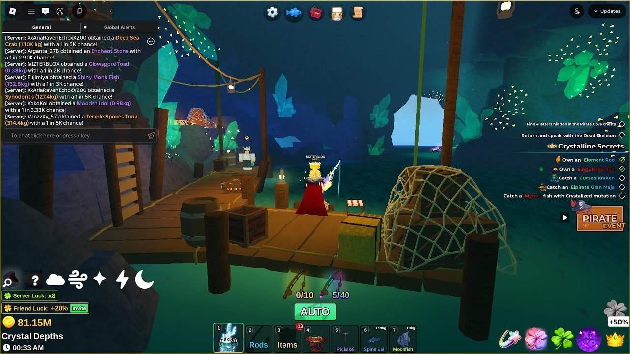 Giveaway secret tumbal dan batu evo fish it roblox