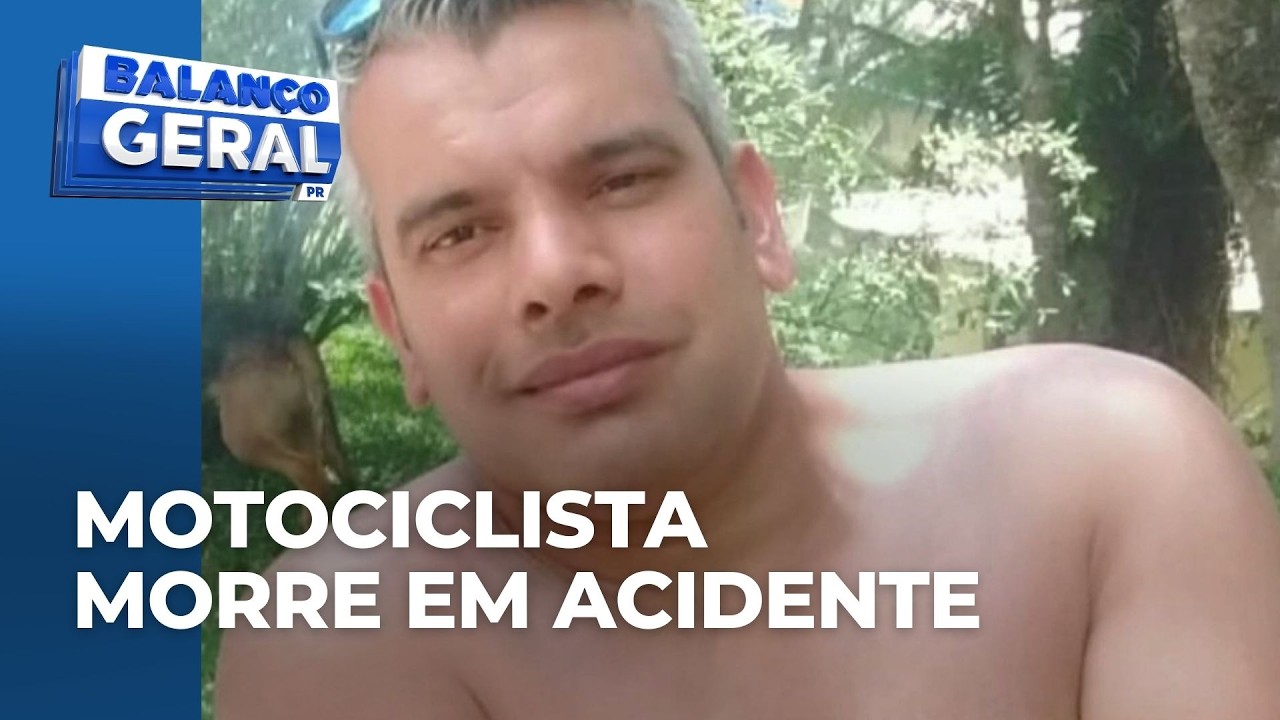 Motociclista é atingido por caminhonete que teria avançado preferencial; motorista tentou fugir