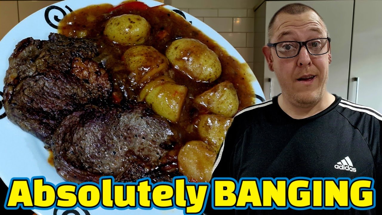 Coffee & Blackpepper Rib-Eyes | One Pan Meal