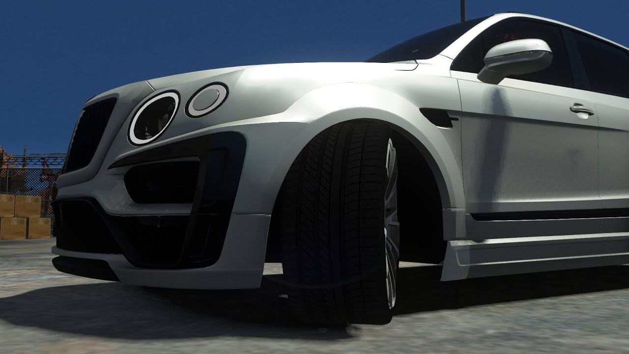 GTA 4 IV BENTLEY BENTAYGA CRASH TESTING HD