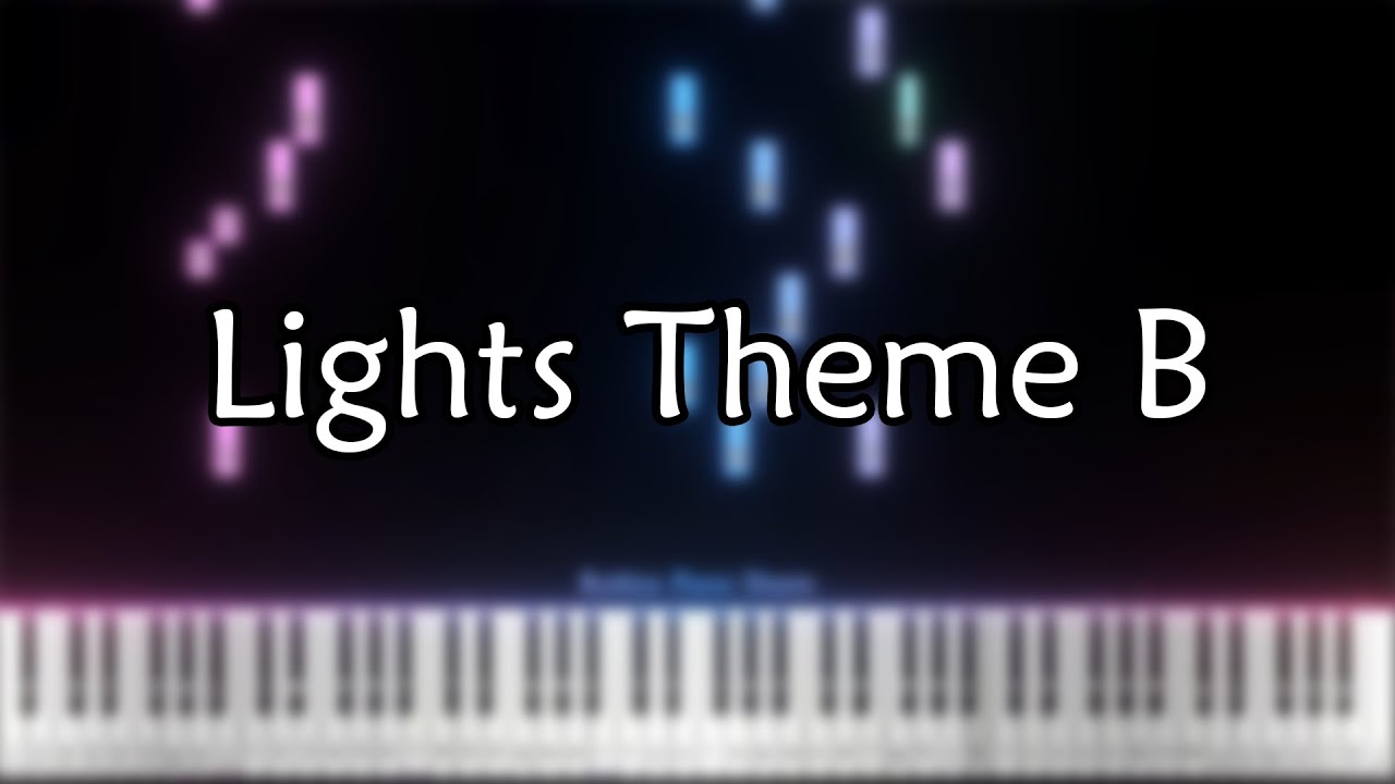 Lights Theme B | Roblox Piano