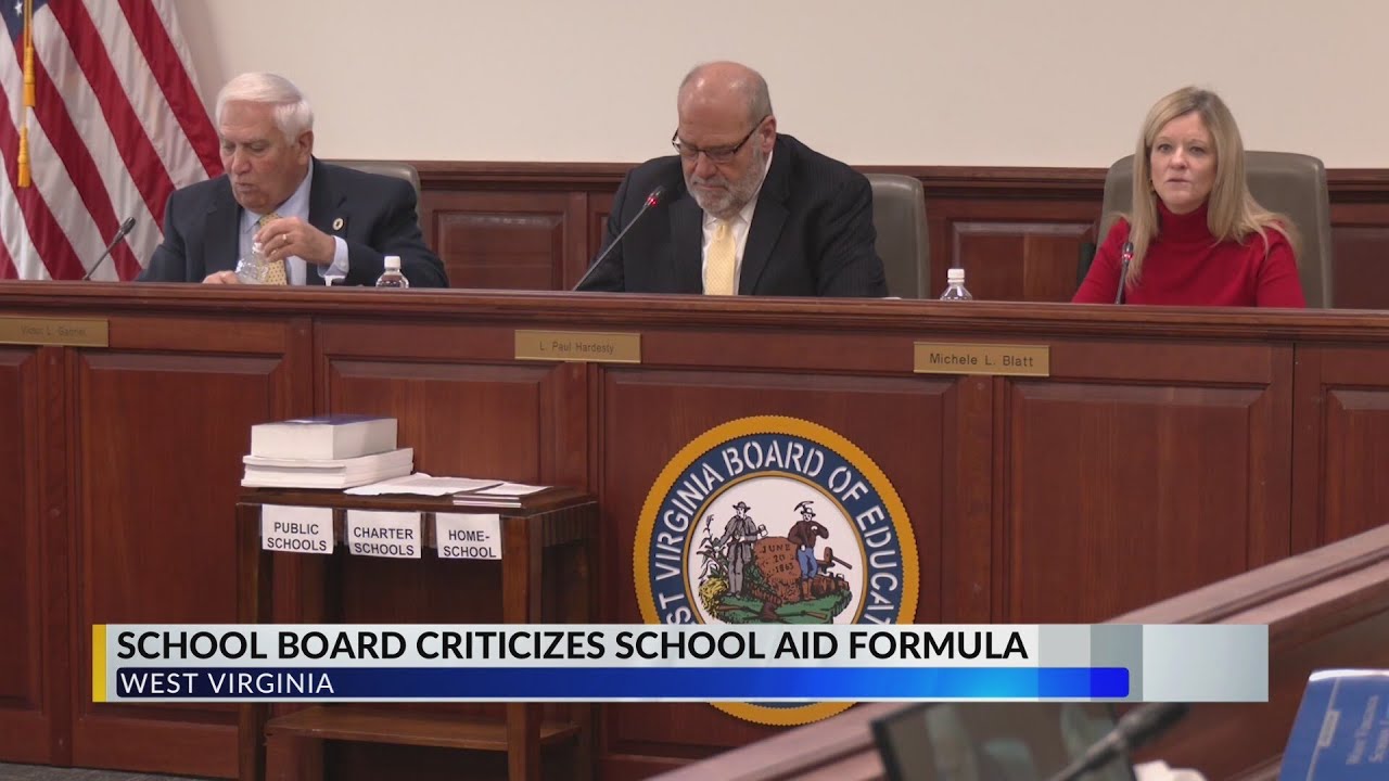W.Va. School Board criticizes public school funding formula