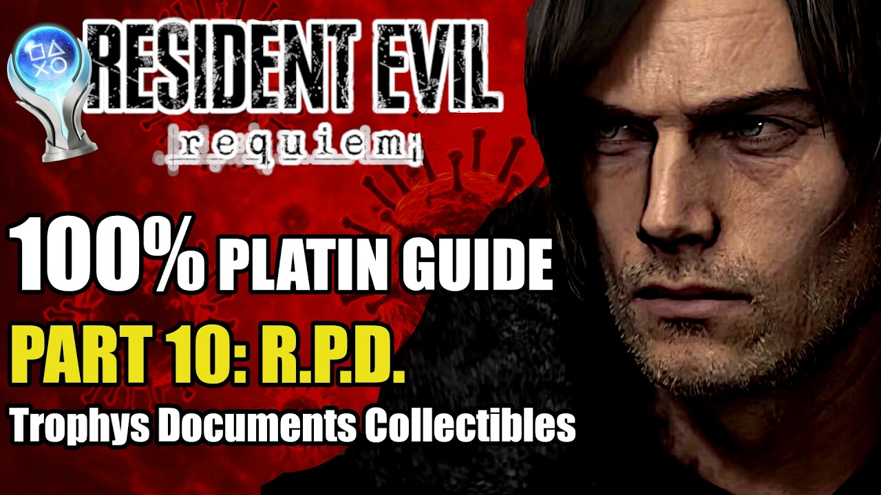 Resident Evil 9 Platin 100% RPD Raccoon Police Department Teil 10 Mr Raccoon und Akten Fundorte