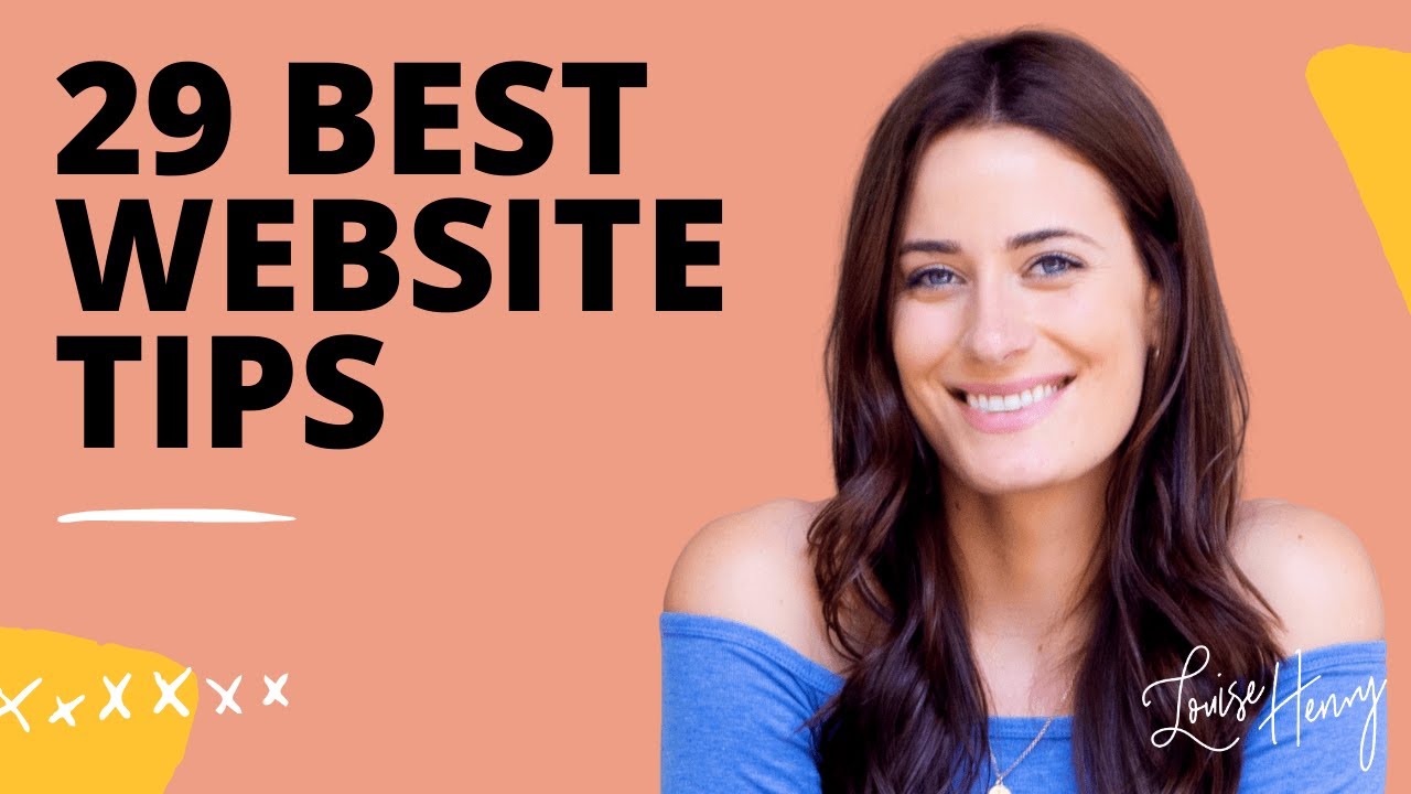 My 29 Best Website Tips for Beginners