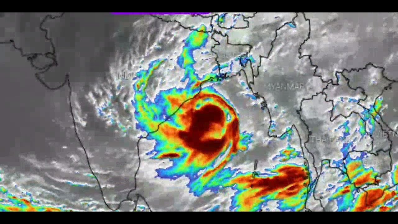 Cyclone Yaas Satellite view latest update Severe Cyclone Yaas 18:00IST