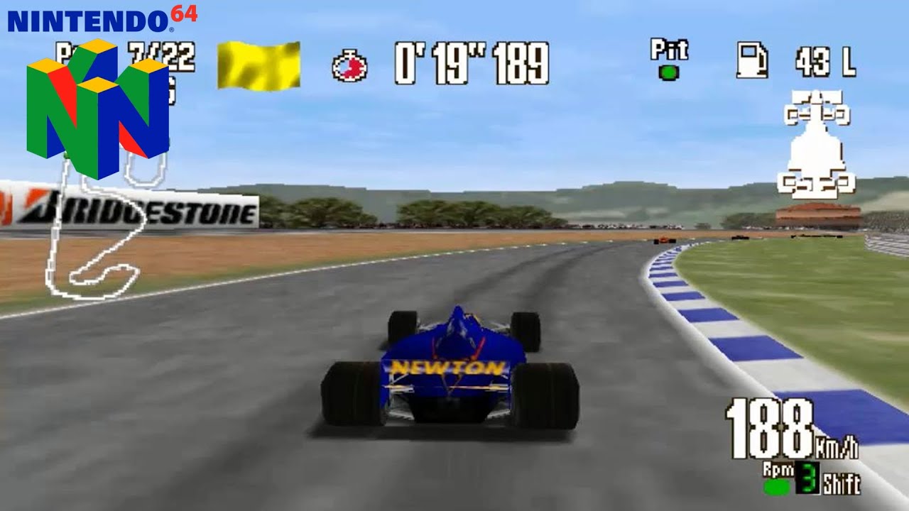 Monaco Grand Prix: Racing Simulation 2 (Nintendo 64 Gameplay)