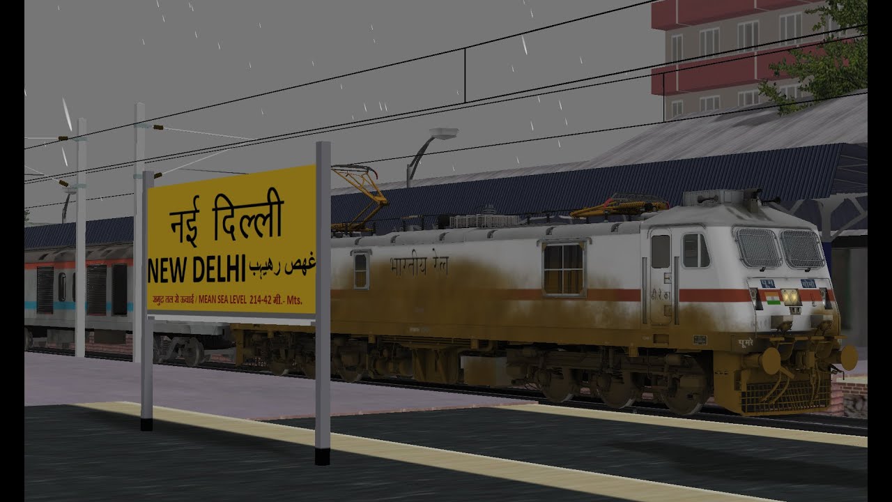 12398 Mahabodhi Express with GMO Wap7 37071||IR-MSTS|| Open Rails||
