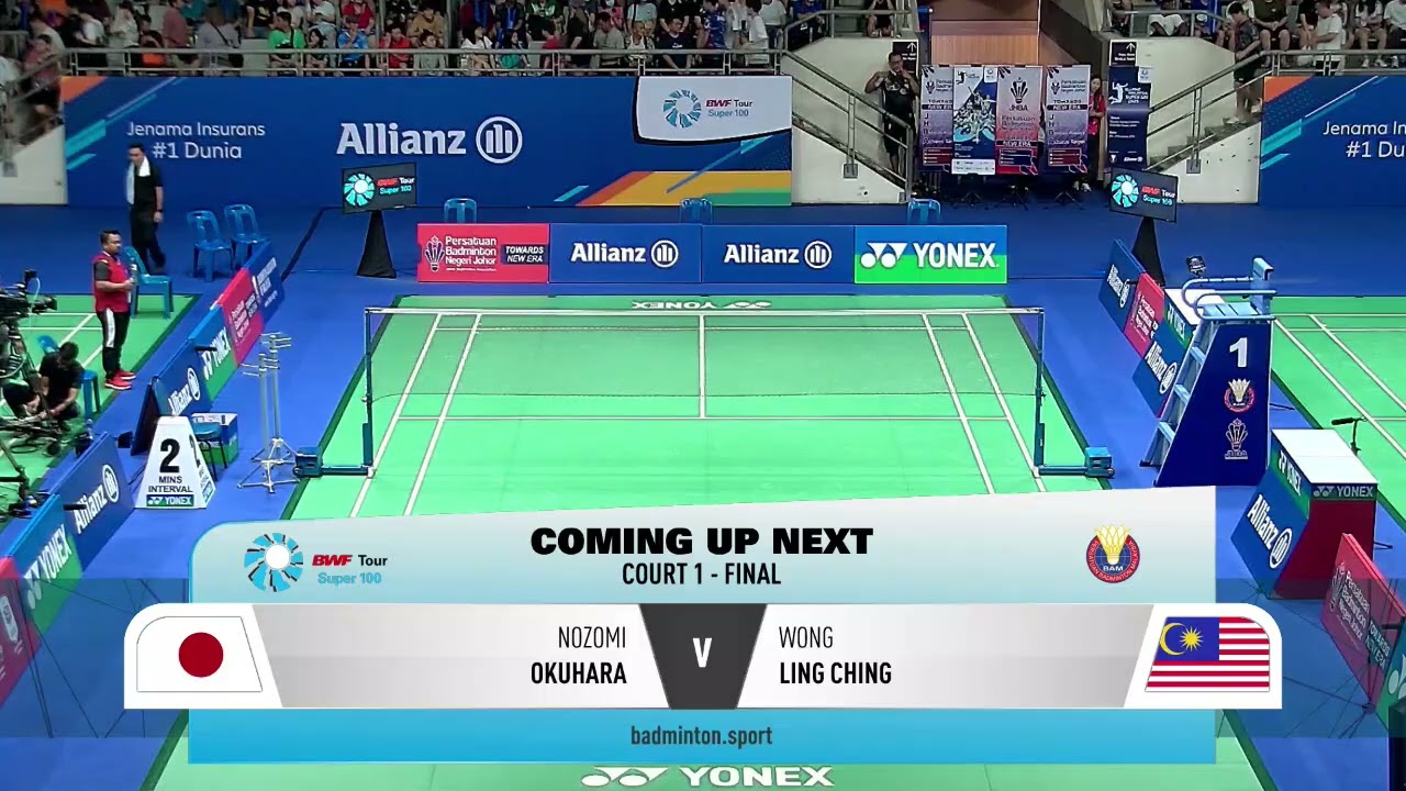 ALLIANZ Malaysia Super 100 2025 | Nozomi OKUHARA (JPN) vs. WONG Ling Ching (MAS) | WS F