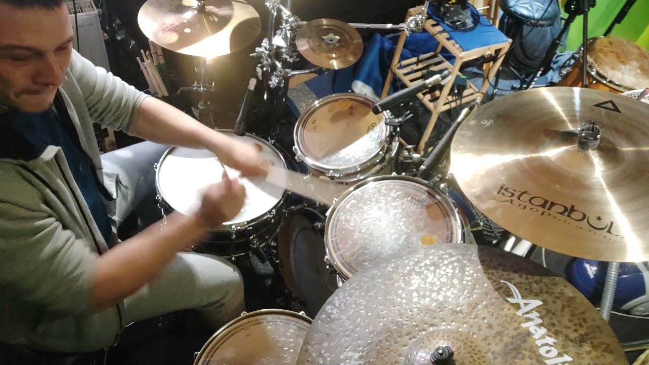 spontanious drum solo while practising.