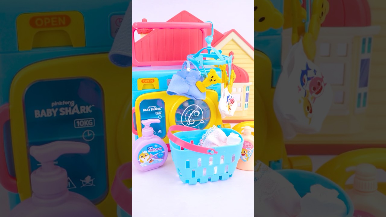 Pinkfong Baby Shark Washing Machine Unboxing and Review | ASMR Video