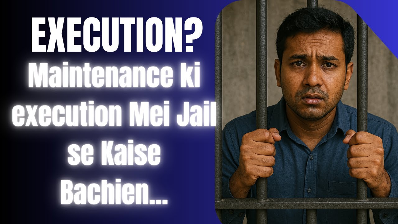 Maintenance ki execution Mei Jail se Kaise Bachien...Hojaega case finish..