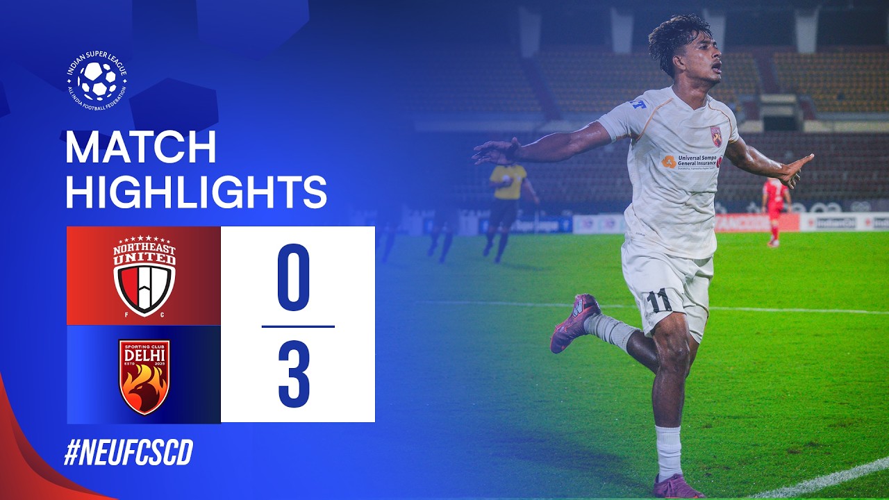 GW 8 Highlights | NorthEast United FC 0-3 SC Delhi | ISL 12