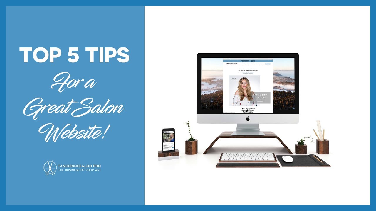 Top 5 Tips For A GREAT Salon Website