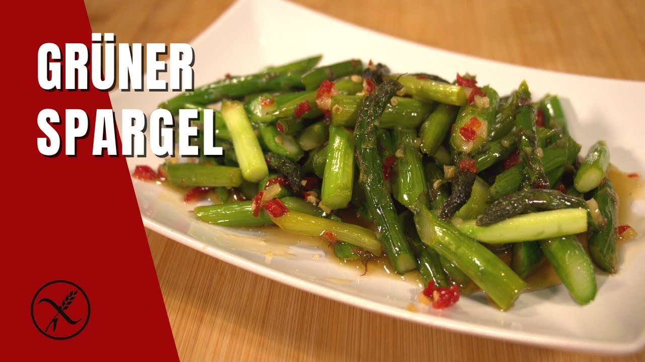 Grüner Spargel in der Pfanne - einfach geniales Rezept!