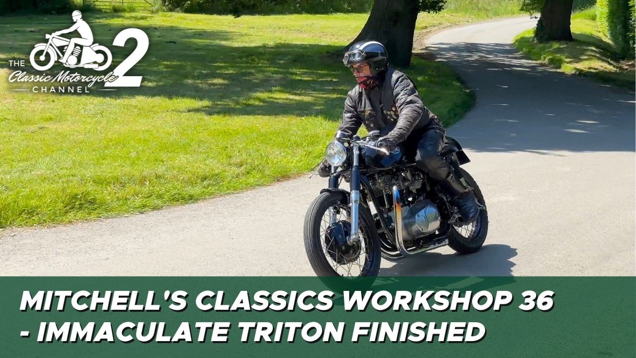Видеоблог Classic Motorcycle Workshop Vlog 36 - Triton 750 Cafe Racer 1970 года - часть 2/2