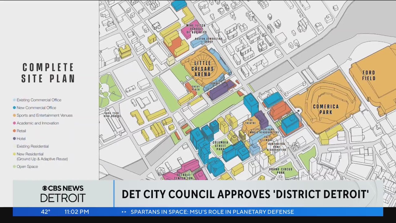 Detroit City Council approves $1.5B District Detroit project