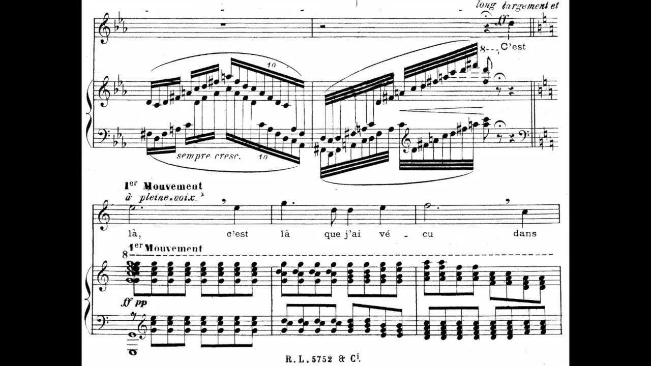Duparc - La vie ant&eacute;rieure (1884)