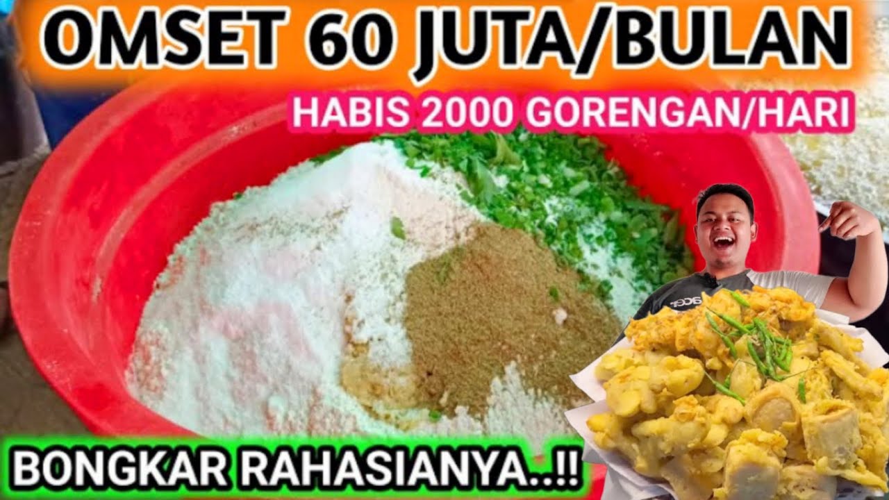 HEMAT MINYAK 😍😍😍 ADONAN UNTUK SEMUA GORENGAN‼️RENYAH, GURIH, TAHAN LAMA, DAN TIDAK MENYERAP MINYAK🥰
