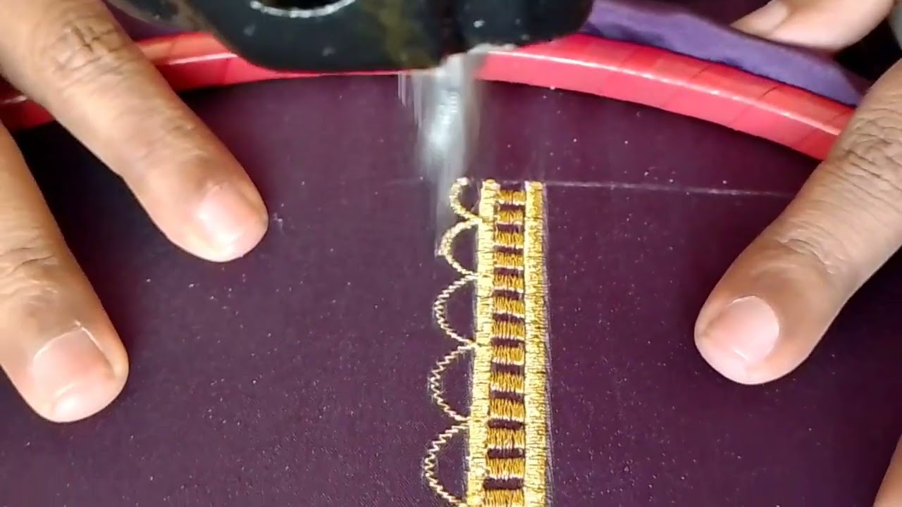 New pattern embroidery blouse neck design | Afsana Embroidery