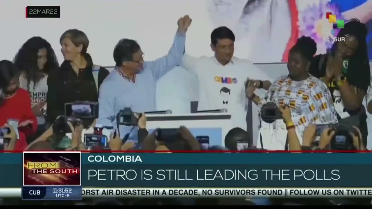 Colombia: Presidential candidate Gustavo Petro continues leading vote count