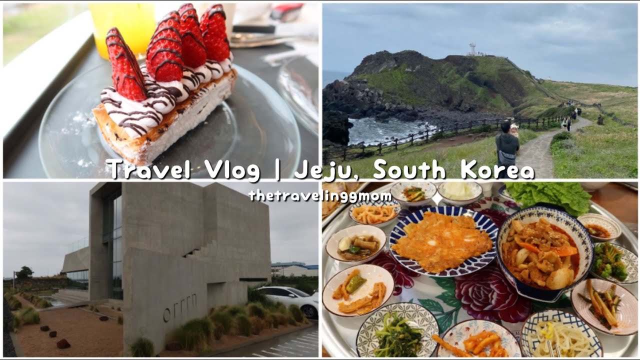 [VLOG] Family Trip to Jeju with Kids II | Spring 2023 | Cafe hopping | Seopjikoji | Lotte Mart