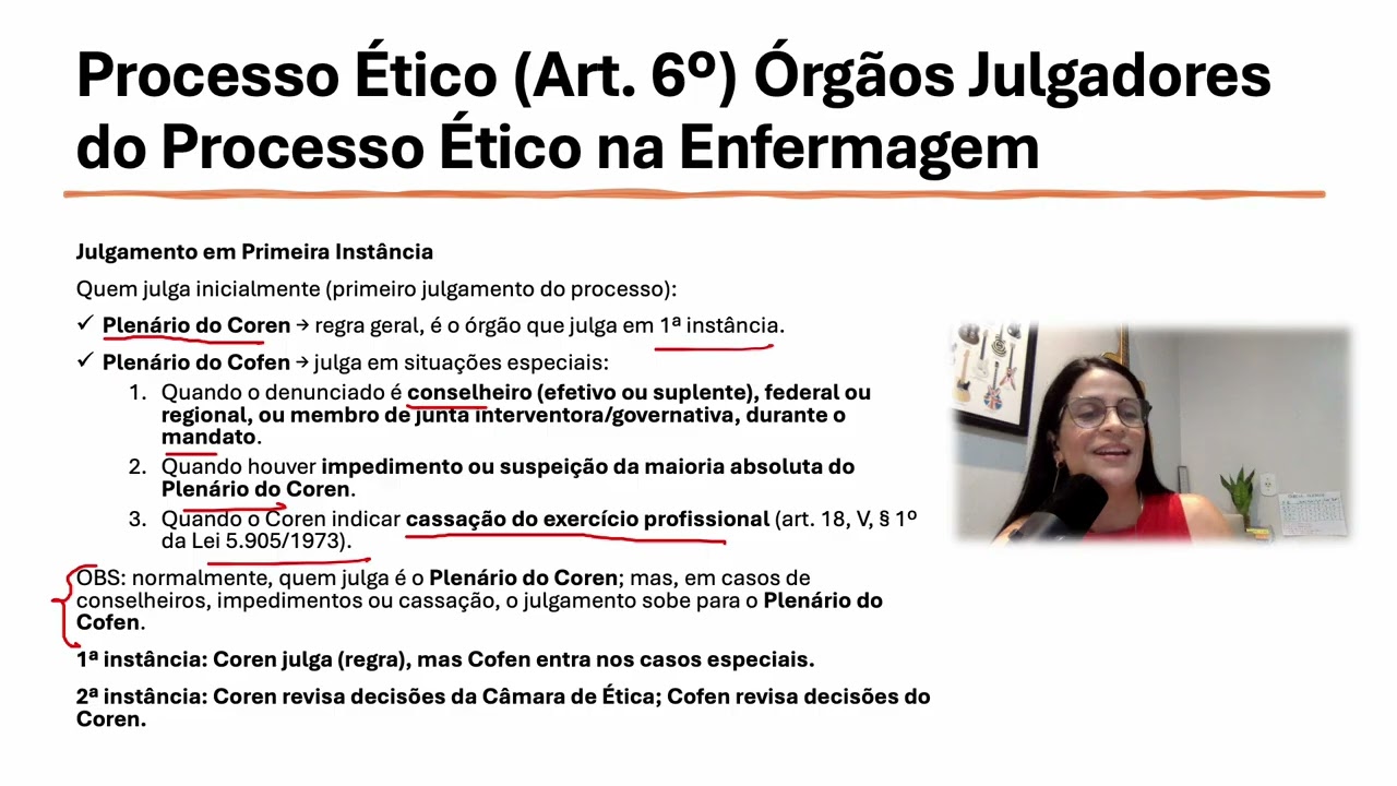 CONCURSO COFEN: AULA CÓDIGO DE PROCESSO ÉTICO SITEMA COFEN/CORENs - RESOLUÇÃO 706/2022 parte 1