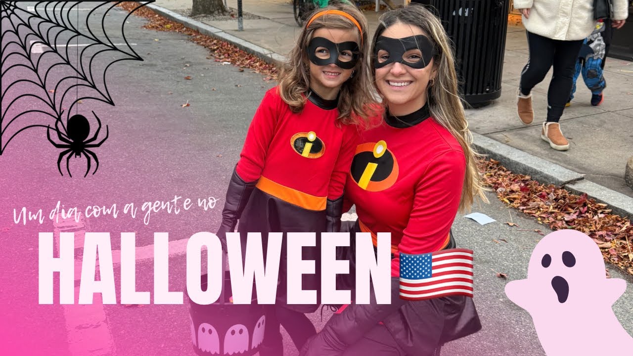Como foi nosso Halloween aqui nos 🇺🇸 pegamos muitos doces!