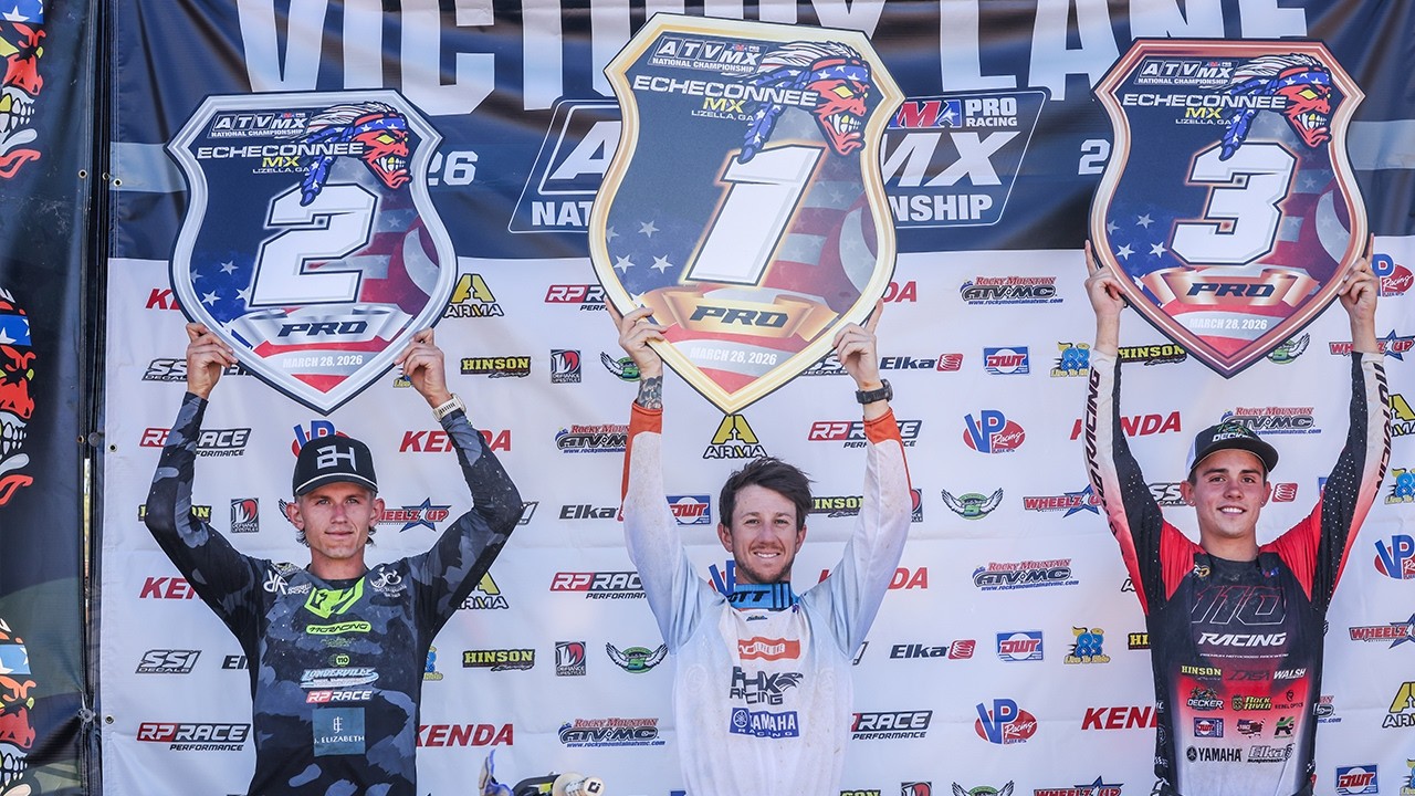 ATVMX Round 2 - Echeconnee MX - Moto 1 LIVE - Re-Upload